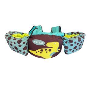 Speedo Splash Jammer Kids Life Jacket Dinosaur Vest Preserver 30-50 lb